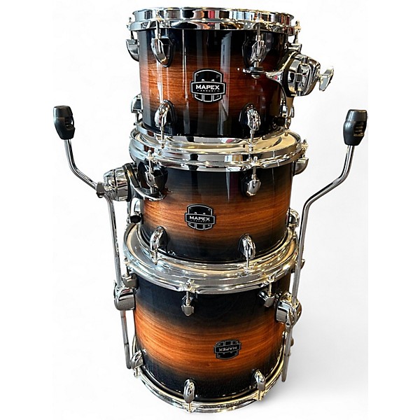 Used Mapex 6 Piece Armory Mahogany Burst Drum Kit