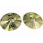 Used MEINL 14in HCS Hi Hat Pair Cymbal thumbnail