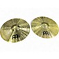 Used MEINL 14in HCS Hi Hat Pair Cymbal thumbnail