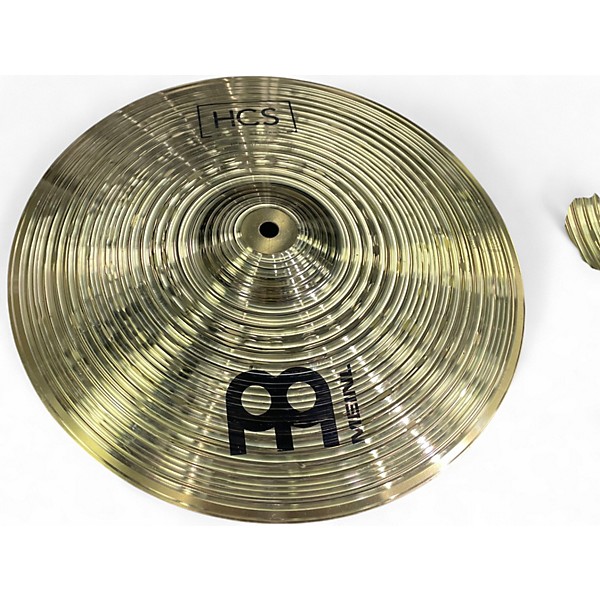 Used MEINL 14in HCS Hi Hat Pair Cymbal