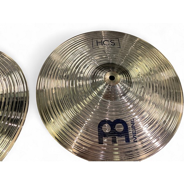 Used MEINL 14in HCS Hi Hat Pair Cymbal