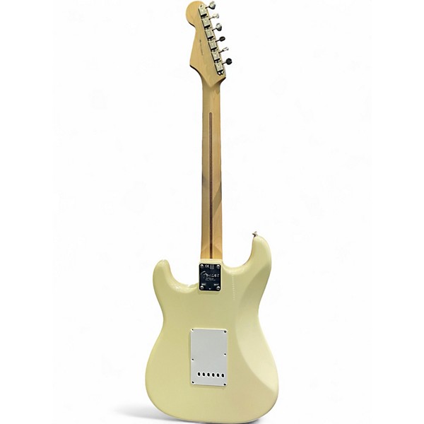 Used 2013 Fender Artist Series Eric Clapton Stratocaster Aged Olympic White Solid Body Electric Guitar