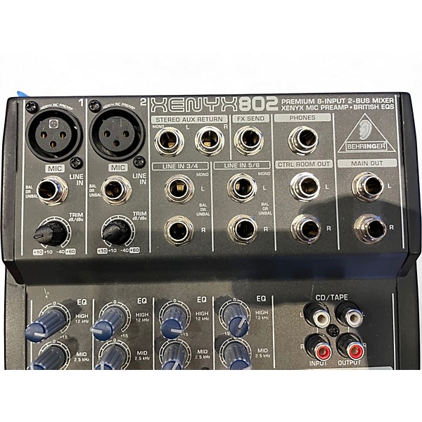 Used 2009 Behringer XENYX 802 Powered Mixer