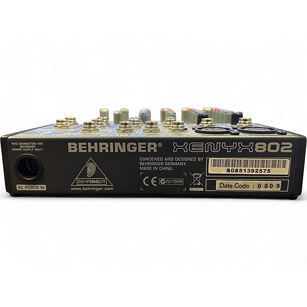 Used 2009 Behringer XENYX 802 Powered Mixer