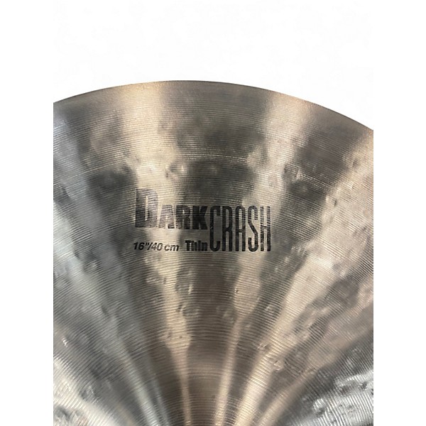 Used Zildjian 16in K Thin Dark Crash Cymbal