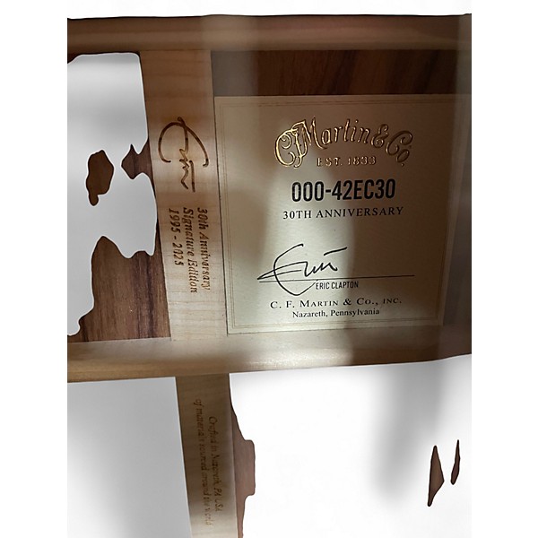 Used Martin 00042EC Eric Clapton 30th Anniversary Limited Edition Natural Acoustic Guitar