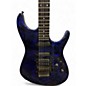 Used Zion radicaster blue marble Solid Body Electric Guitar thumbnail