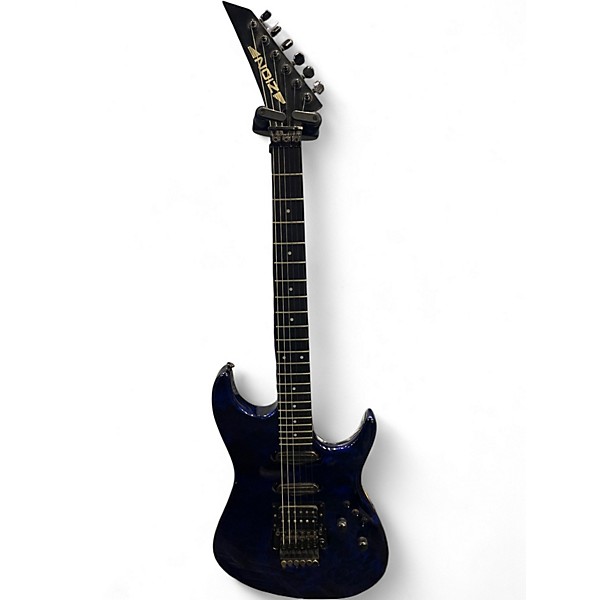 Used Zion radicaster blue marble Solid Body Electric Guitar