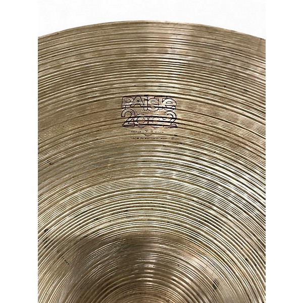 Used Paiste 18in 2002 Series Medium Cymbal