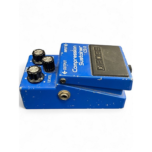 Used BOSS CS2 Compressor Sustainer Effect Pedal