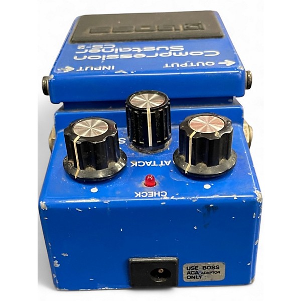 Used BOSS CS2 Compressor Sustainer Effect Pedal
