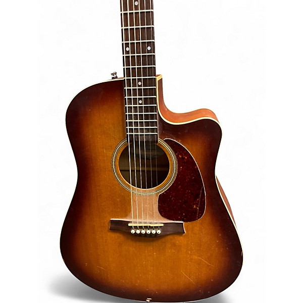Used Seagull Entourage Rustic Cutaway Sunburst Acoustic Electric Guitar