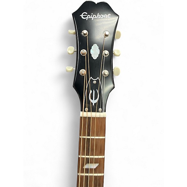 Used Epiphone FT79 TEXAN Tobacco Burst Acoustic Electric Guitar