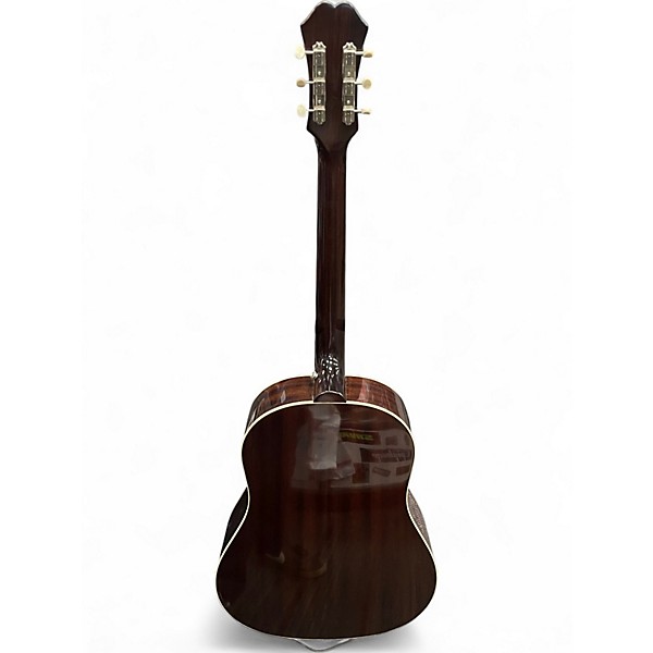 Used Epiphone FT79 TEXAN Tobacco Burst Acoustic Electric Guitar