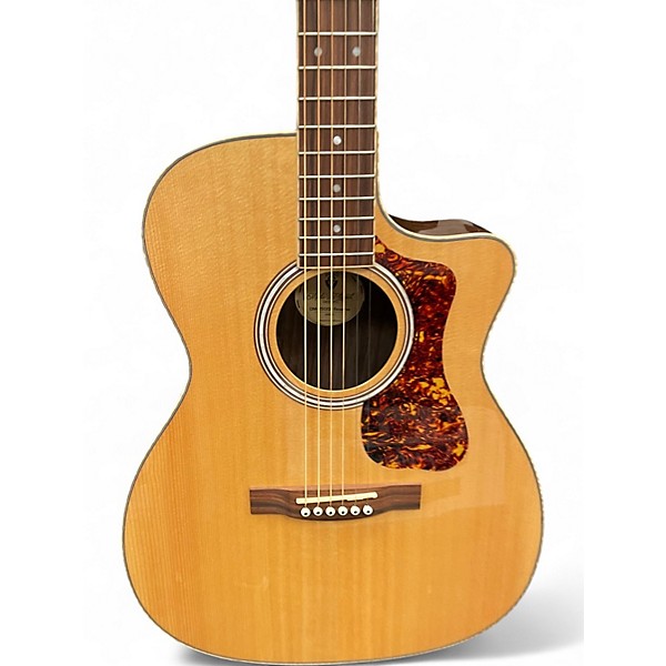 Used Guild OM-250CE RESERVE Natural Acoustic Electric Guitar