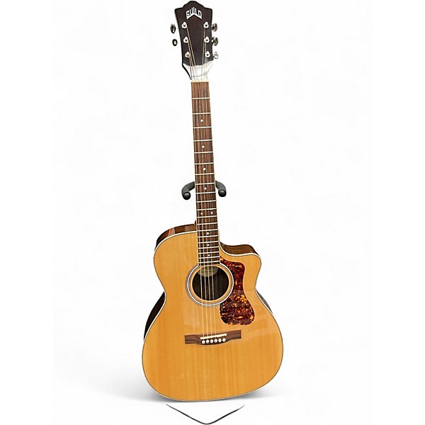 Used Guild OM-250CE RESERVE Natural Acoustic Electric Guitar