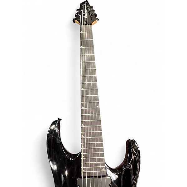 Used Jackson JS22-7 Dinky 7 String Black Solid Body Electric Guitar