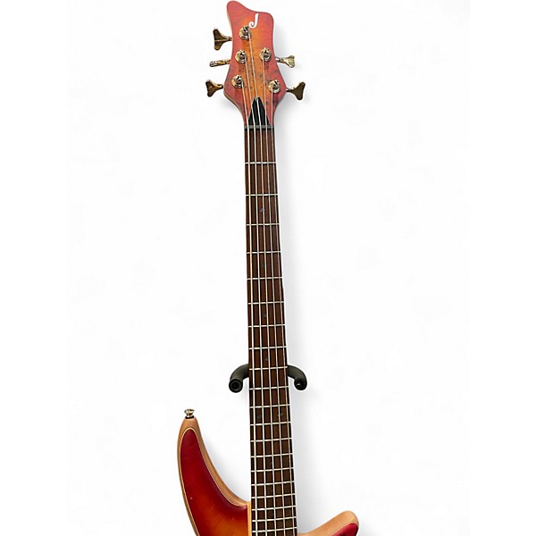 Used Jackson Pro Series Spectra Bass SB T Orange Electric Bass Guitar