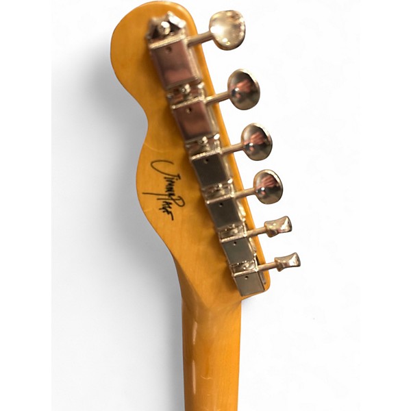 Used Fender Jimmy Page Dragon Art Telecaster Natural Solid Body Electric Guitar