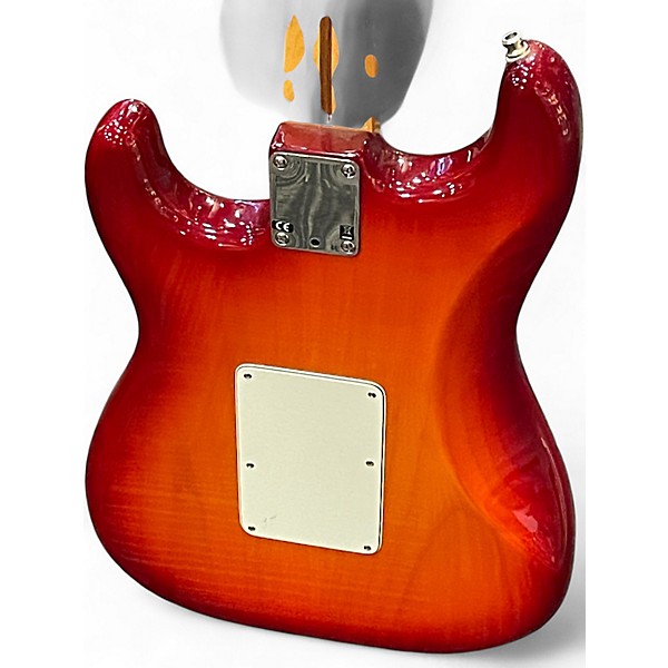 Used Fender STANDARD STRAT PLUS FR AGED CHERRY BURST Solid Body Electric Guitar