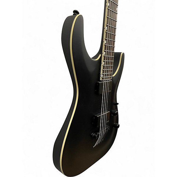 Used ESP LTD MH1000B Black Satin Baritone Guitars