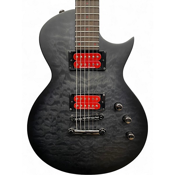 Used ESP LTD BB600B Ben Burley Signature See Thru Black Sunburst Satin Baritone Guitars