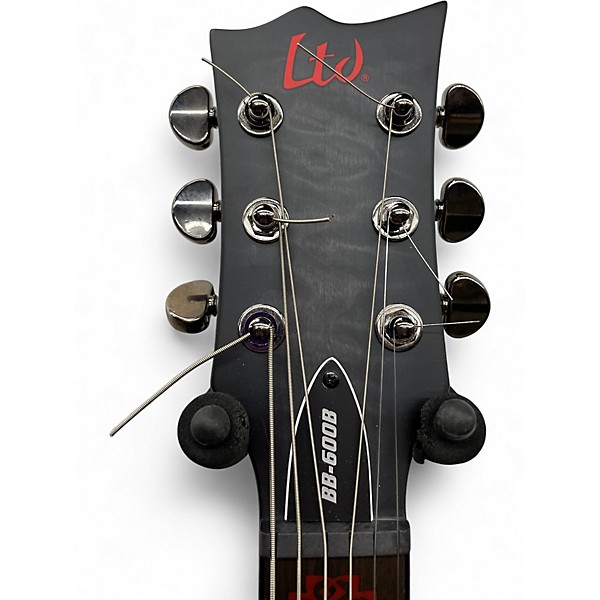 Used ESP LTD BB600B Ben Burley Signature See Thru Black Sunburst Satin Baritone Guitars