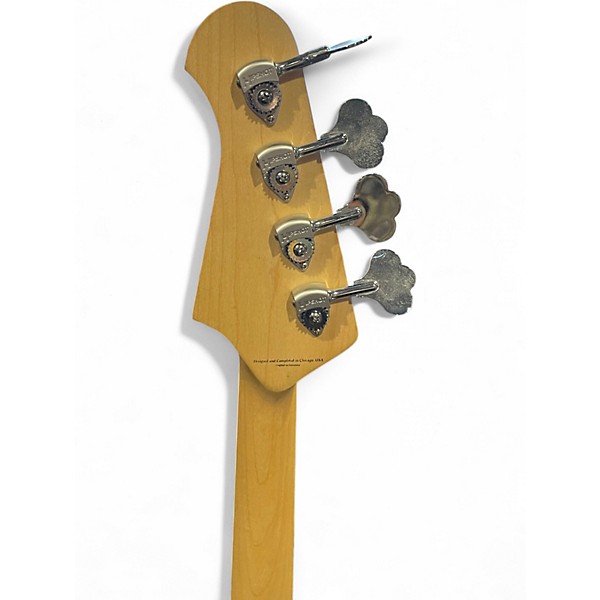 Used Lakland 44-64 Skyline Series Duck Dunn Custom Candy Apple Red Metallic Electric Bass Guitar