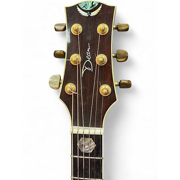 Used Dean Artist CSE Natural Acoustic Electric Guitar