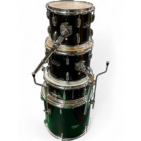 Used Pearl 5 Piece Roadshow 5-Piece Black Drum Kit