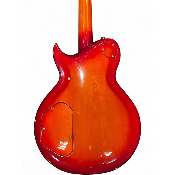 Used Aria Pro PE 120 HERITAGE CHERRY SUNBURST Solid Body Electric Guitar
