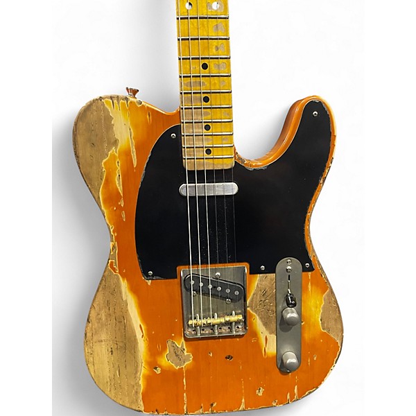 Used Nash Guitars T52 HEAVY AGED AMBER Solid Body Electric Guitar