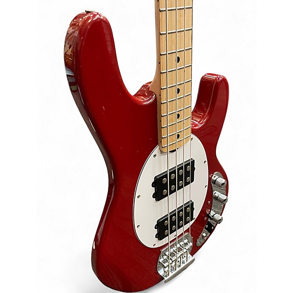 Used Sterling by Music Man Ray34 red Electric Bass Guitar