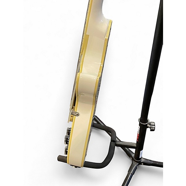 Used Epiphone Les Paul Custom Olympic White Solid Body Electric Guitar