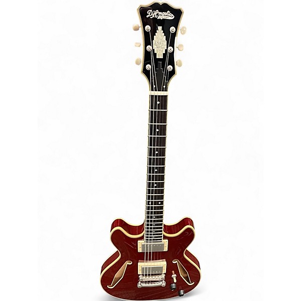 Used D'Angelico Excel mini DC Tour Cherry Hollow Body Electric Guitar