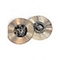 Used Zildjian 13.25in K CUSTOM HYBRID HAT PAIR Cymbal