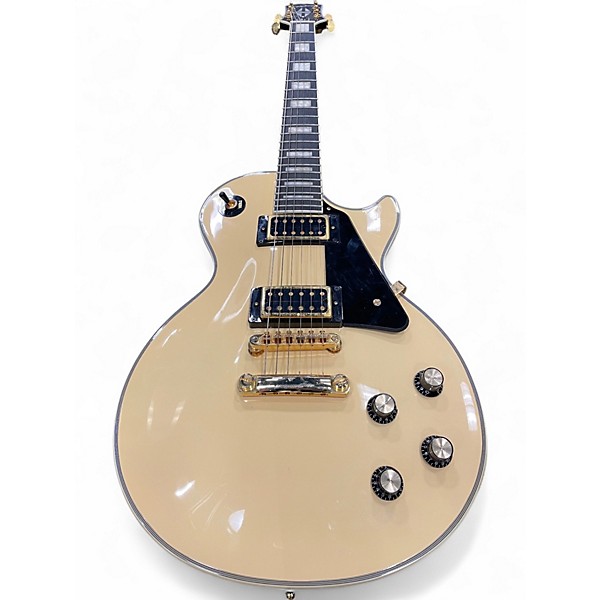 Used Epiphone Les Paul Custom Antique Ivory Solid Body Electric Guitar