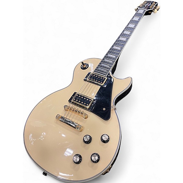 Used Epiphone Les Paul Custom Antique Ivory Solid Body Electric Guitar