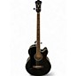 Used Ibanez AEB5E Black Acoustic Bass Guitar thumbnail