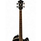 Used Ibanez AEB5E Black Acoustic Bass Guitar
