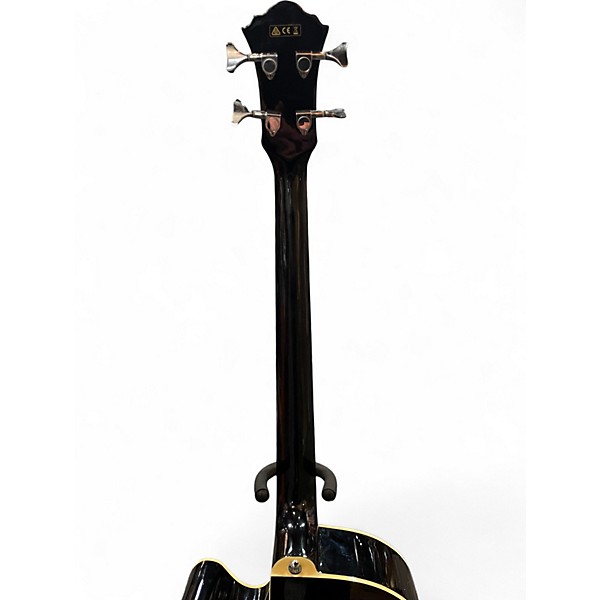 Used Ibanez AEB5E Black Acoustic Bass Guitar