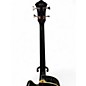 Used Ibanez AEB5E Black Acoustic Bass Guitar