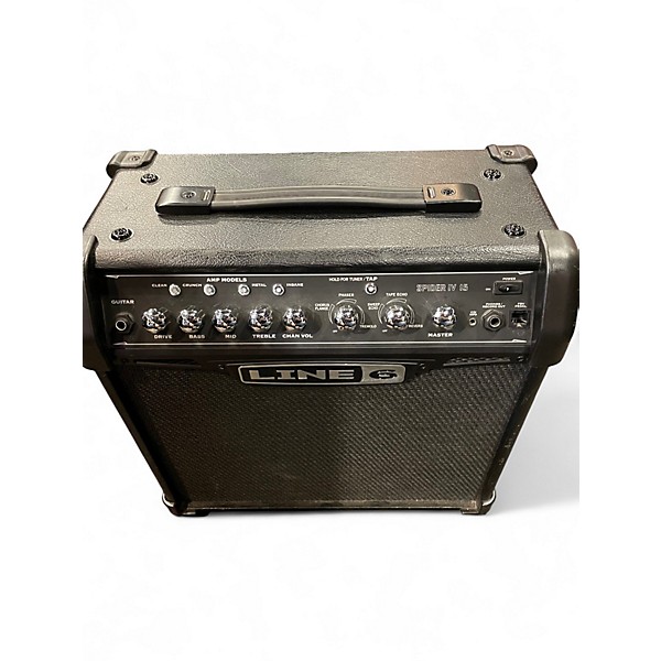 Used Line 6 Spider IV 15W 1X8 Guitar Combo Amp