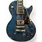 Used Epiphone Les Paul Custom Ocean Blue Solid Body Electric Guitar