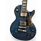Used Epiphone Les Paul Custom Ocean Blue Solid Body Electric Guitar