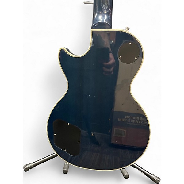 Used Epiphone Les Paul Custom Ocean Blue Solid Body Electric Guitar