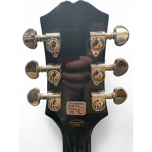 Used Epiphone Les Paul Custom Ocean Blue Solid Body Electric Guitar