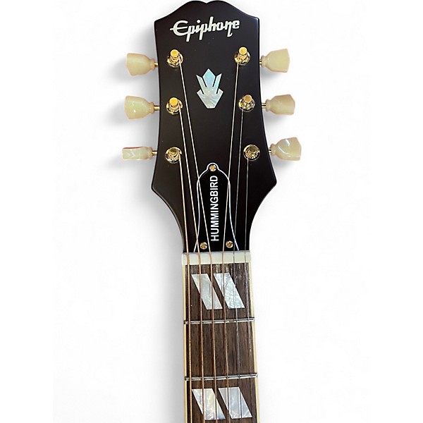 Used Epiphone Hummingbird Natural Acoustic Guitar