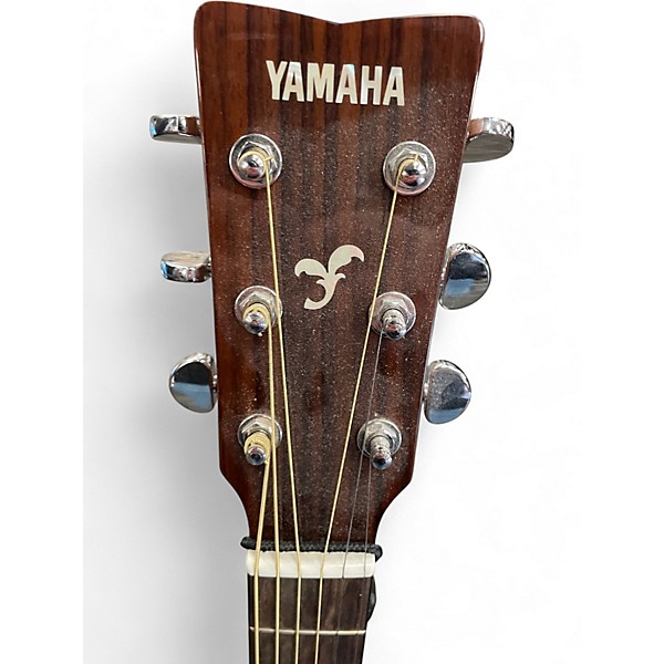 Used Yamaha FGX700SC Natural Acoustic Electric Guitar