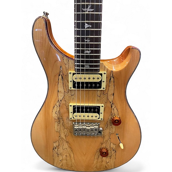 Used PRS SE Custom 24 Exclusive Spalted Maple Solid Body Electric Guitar